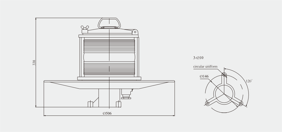 Specifications of CXD7 Morse Code Signal Light