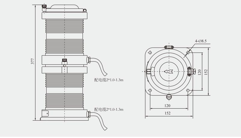 Specifications of CXH-20S Double-deck Navigation Signal Light