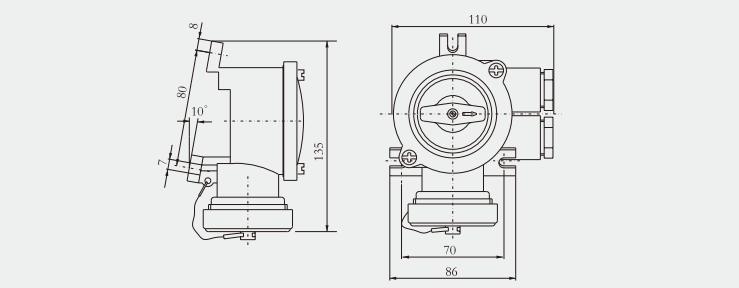 Marine Brass Socket With Switch