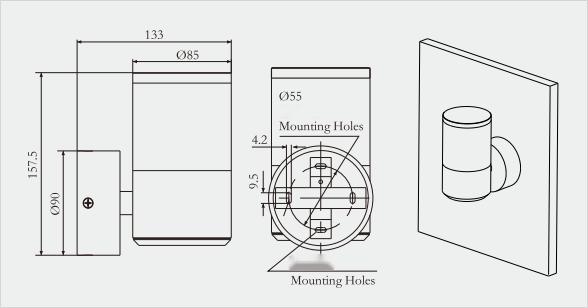 LED Marine Wall Light