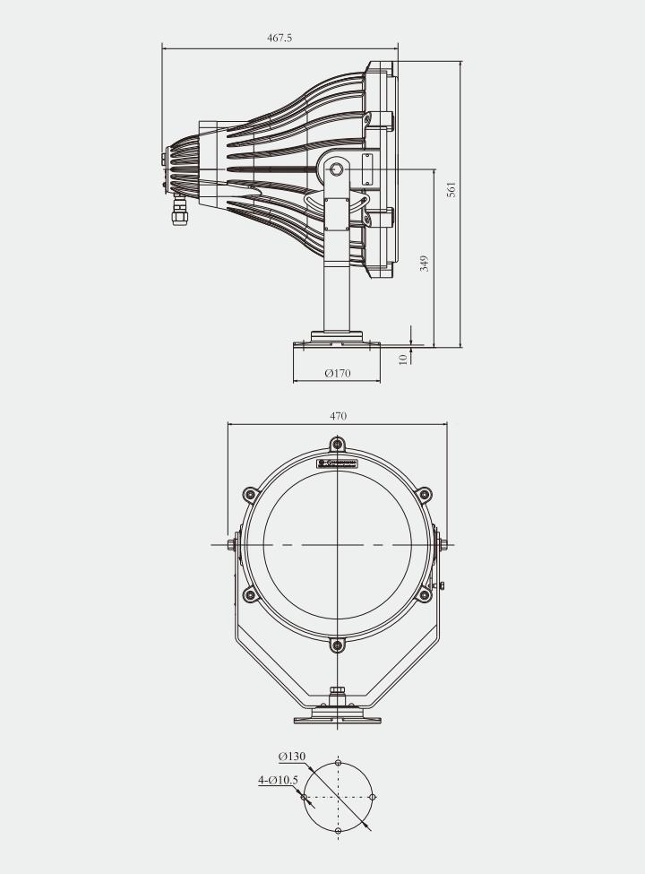 explosion-proof flood light