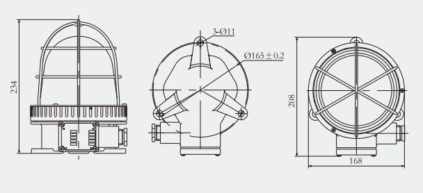 CXDJ-3L Superstructure Obstruction Light