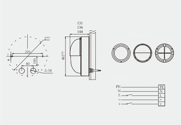 LED Marine Wall Light