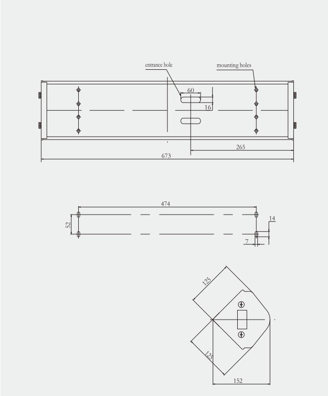 marine fluorescent corner light