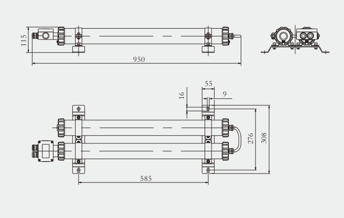 LED marine pendant light