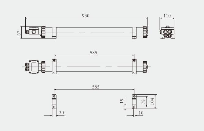 LED marine pendant light