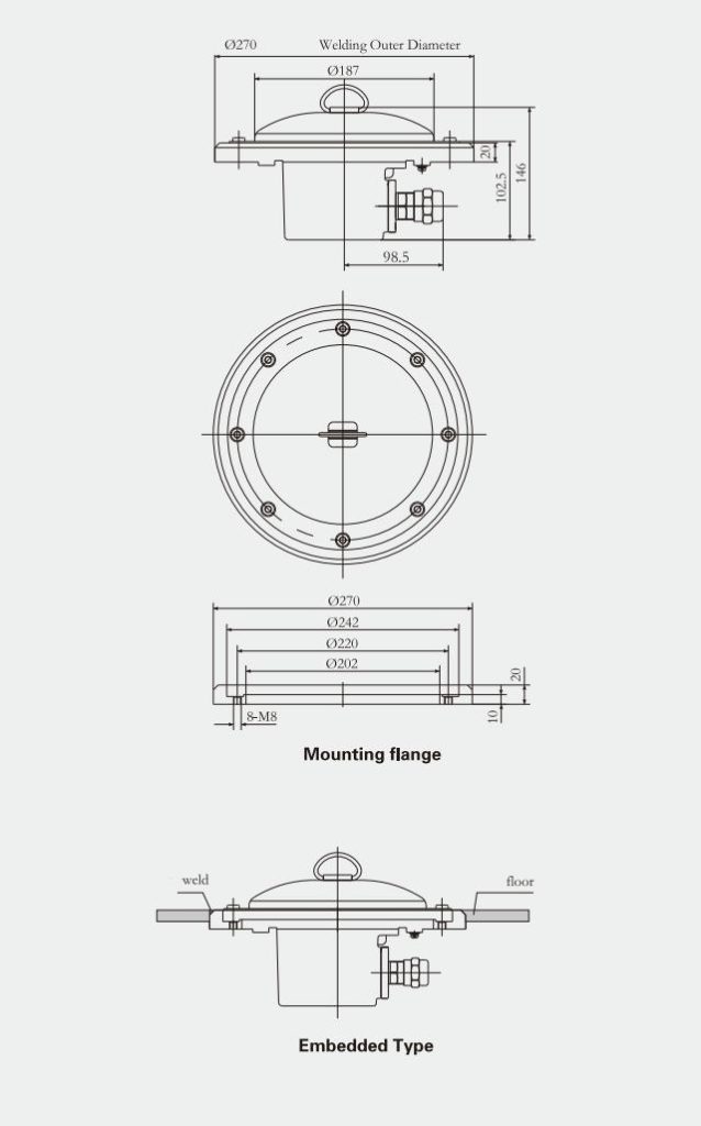 LED Platform Boundary Light