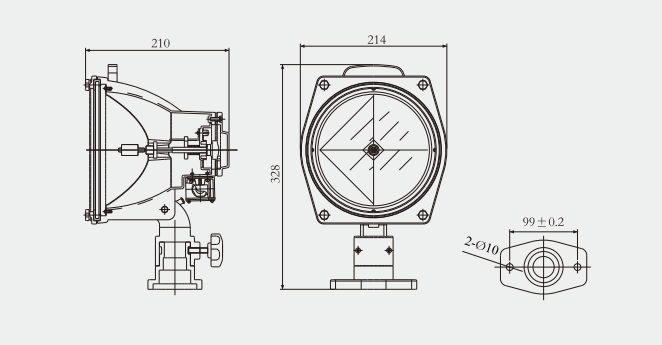 Specifications of TG8 Marine Spotlight