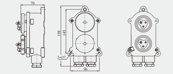 Marine Synthetic Resin Dual Waterproof Socket