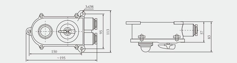 Marine brass switch with indicator light